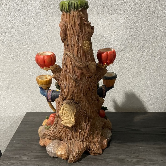 Halloween Totem Candelabra Witch Ghost Spooky Tree - Picture 5 of 10